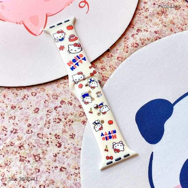 ** Dây Aw silicon nhiều Hello Kitty 38/40/41