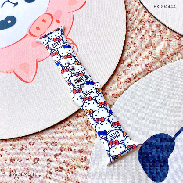 ** Dây Aw silicon nhiều mặt Hello Kitty 38/40/41