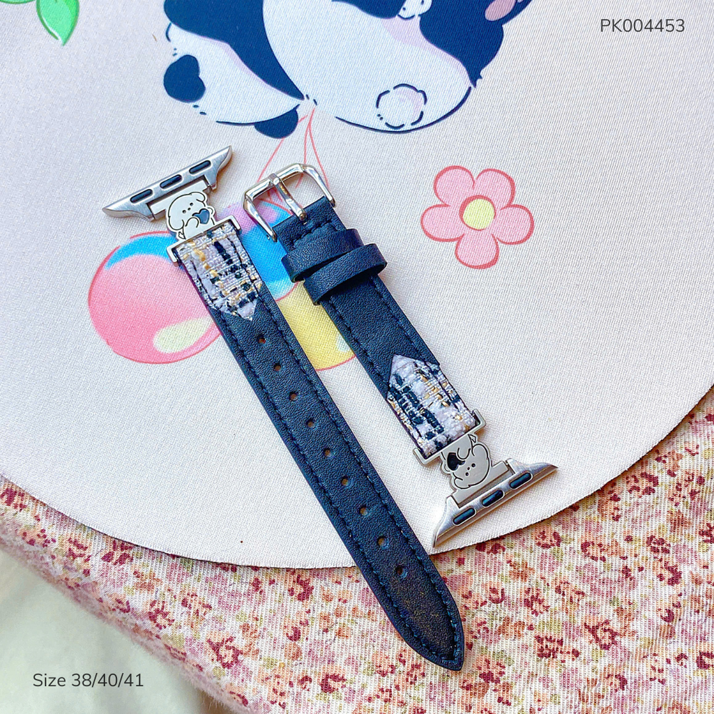 ** Dây Aw giả da cún ôm tim đỏ 38/40/41 (bản nhỏ)