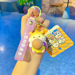 ** Móc khóa chuột cầm bóng rổ