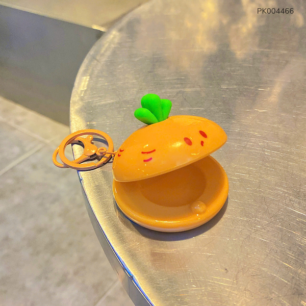 ** Móc khóa cốc cốc màu cam