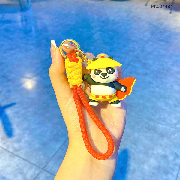 ** Móc khóa Panda áo choàng choàng