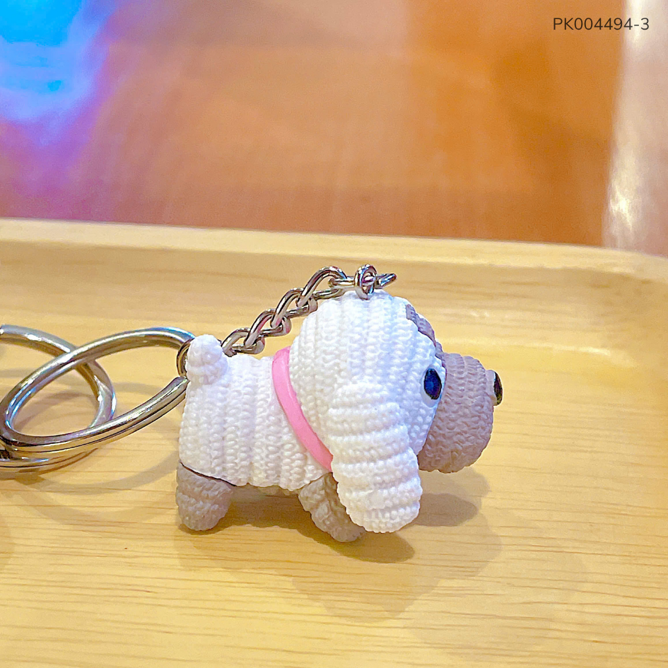 ** Móc khóa cún len nhiều hình