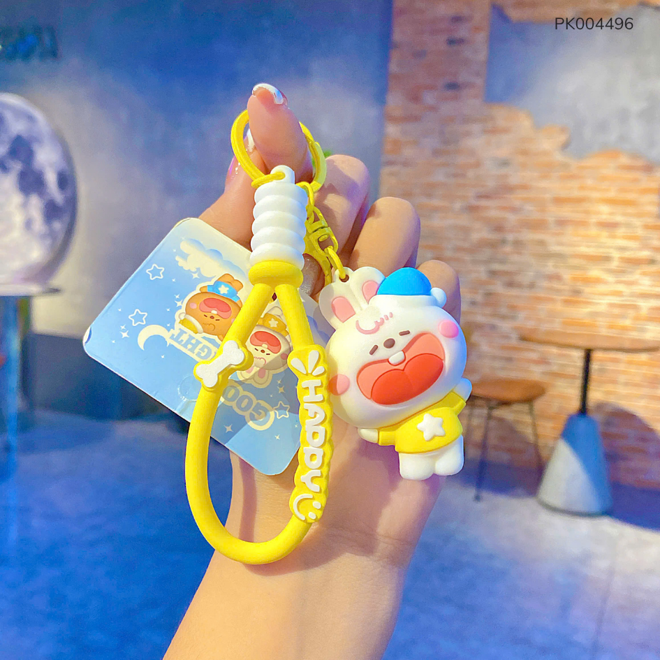 ** Móc khóa gấu nhập ngũ