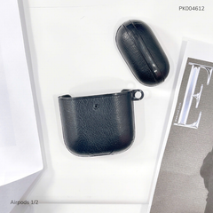 ** Case Airpods 1/2 vân giả da