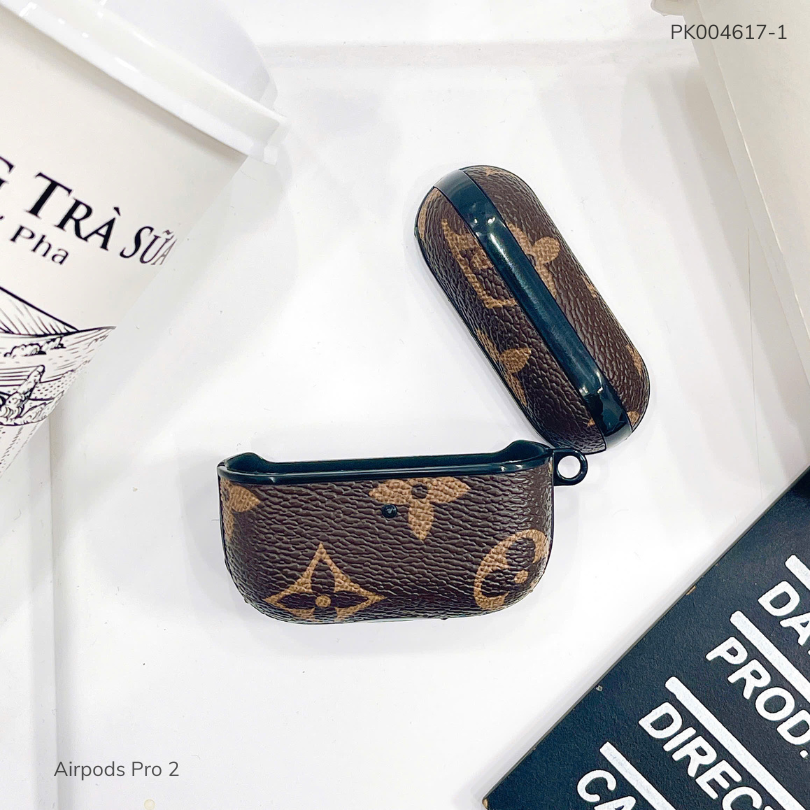 ** Case Airpods Pro 2 vân da thương hiệu