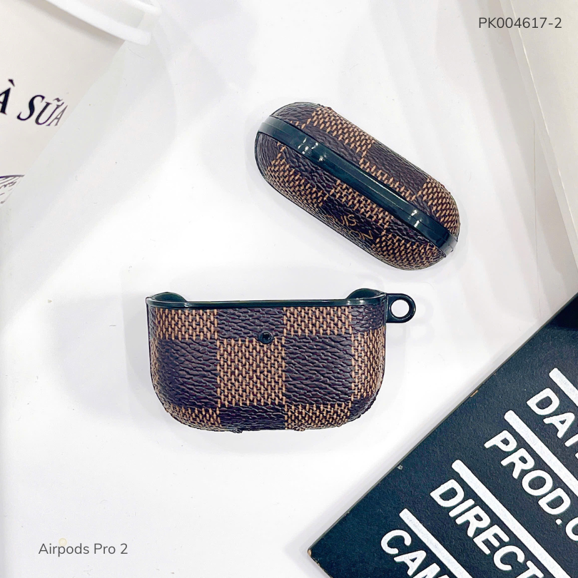 ** Case Airpods Pro 2 vân da thương hiệu