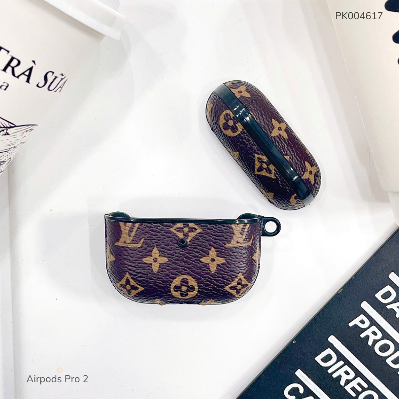 ** Case Airpods Pro 2 vân da thương hiệu