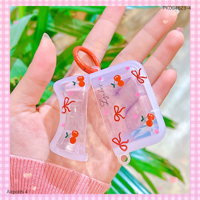 ** Case Airpods 4 nhựa dẻo tai mèo nhiều hình