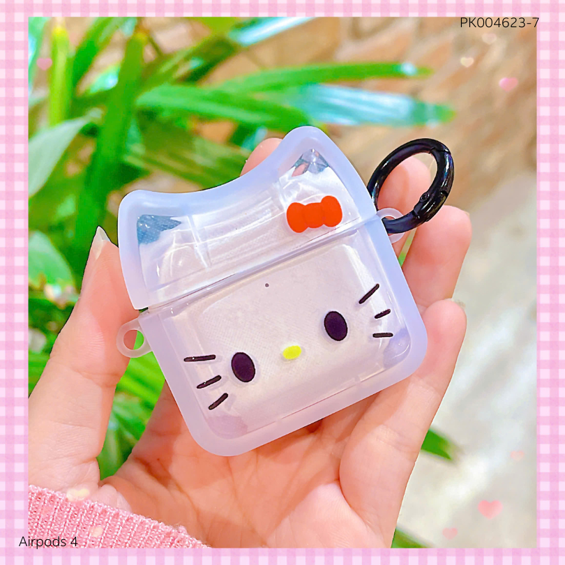 ** Case Airpods 4 nhựa dẻo tai mèo nhiều hình