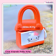 ** Case Airpods 4 dẻo túi xách Kitty đỏ