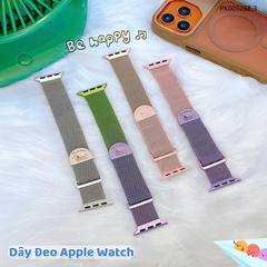 ** Dây Apple Watch kim loại khắc hình size 38/40/41