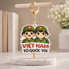 ** Quà tặng móc khoá 30/4 - 1/5