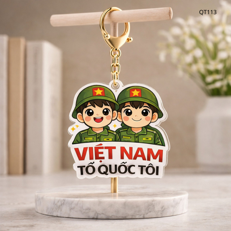 Quà tặng móc khoá 30/4 - 1/5