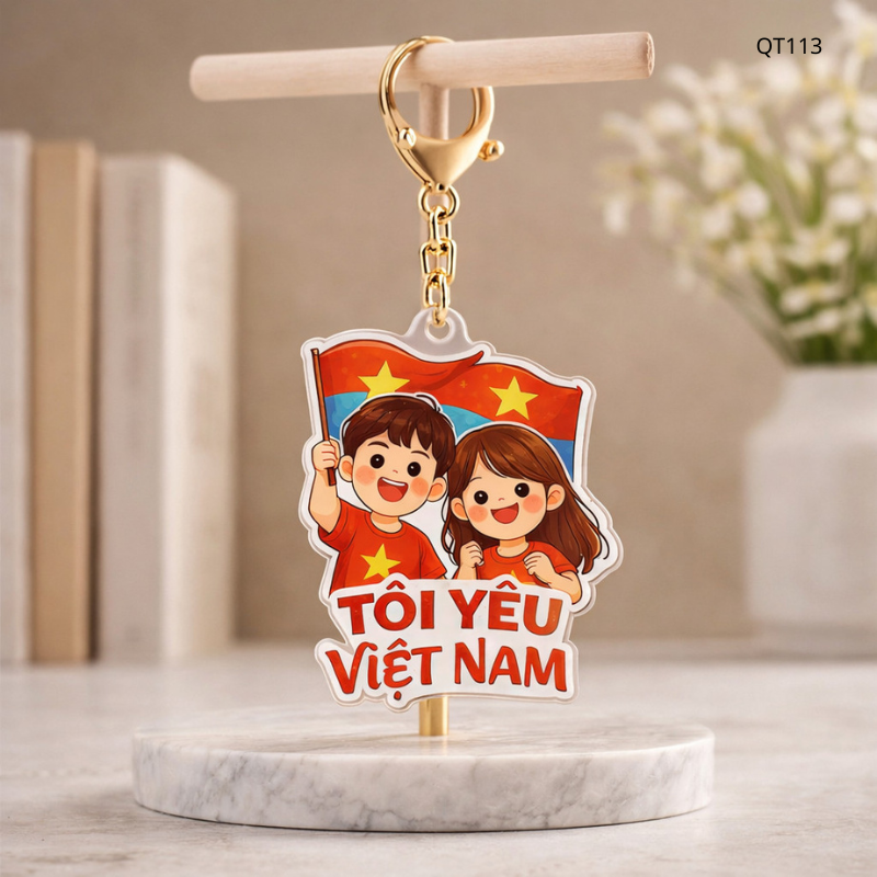 Quà tặng móc khoá 30/4 - 1/5