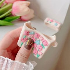 ** Case Airpods Pro 2 dẻo hoa Tulip hồng