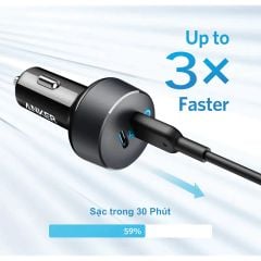 [C] ** Sạc xe hơi Anker A2724 2C 40W