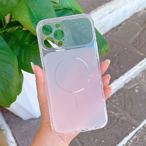 Ốp IP 14 Pro Max dẻo lưng nhám vòng viền trong