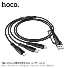 Cáp 3 in 1 Hoco X123