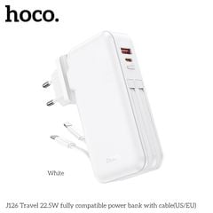 ** Pin dự phòng Hoco J126 10.000mAh 22.5W kèm cáp AC