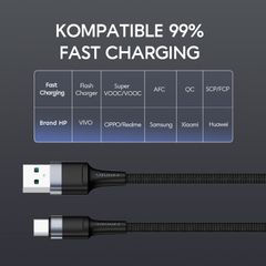 Cáp Type C Vivan VQC100S