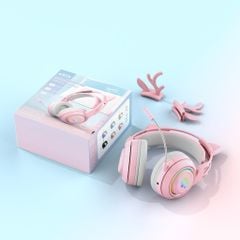 ** Headphone Bluetooth T25 tai mèo có Led