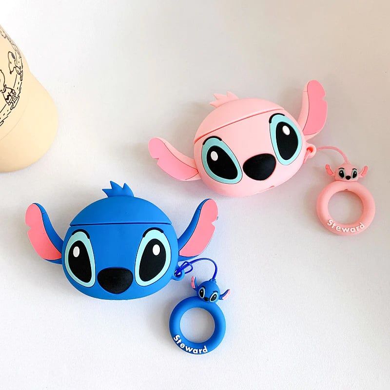 ** Case Airpods 4 dẻo mặt Stitch