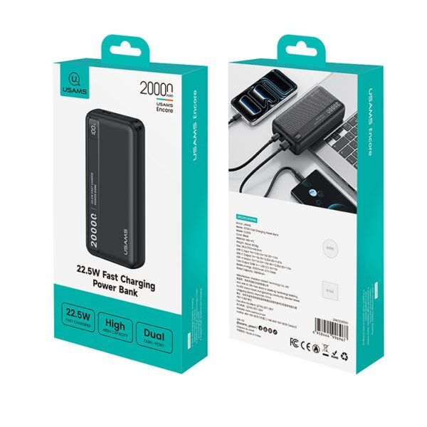 [C] ** Pin dự phòng Usams CD265 20.000mAh 22.5W