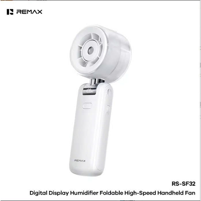 [C] ** Quạt cầm tay phun sương Remax SF32 4.000mAh