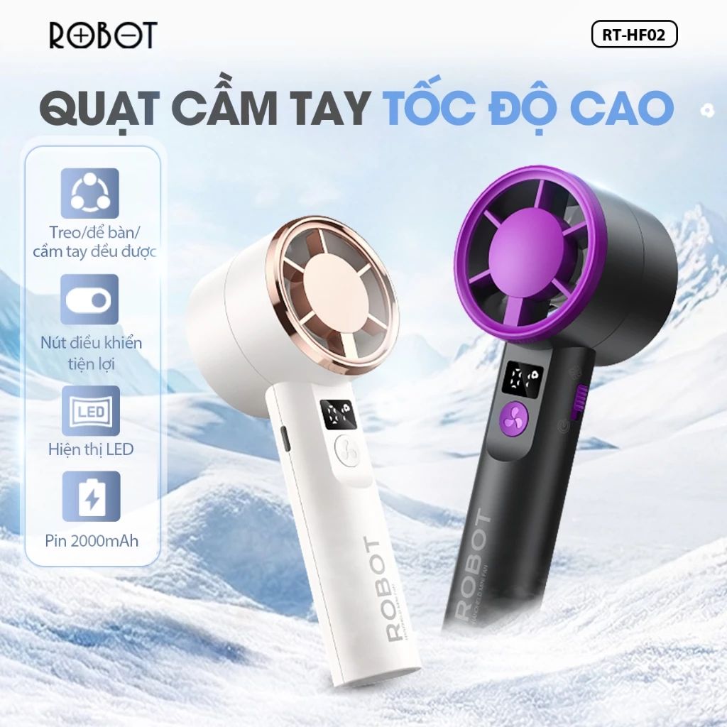 [C] ** Quạt cầm tay Robot RT-HF02