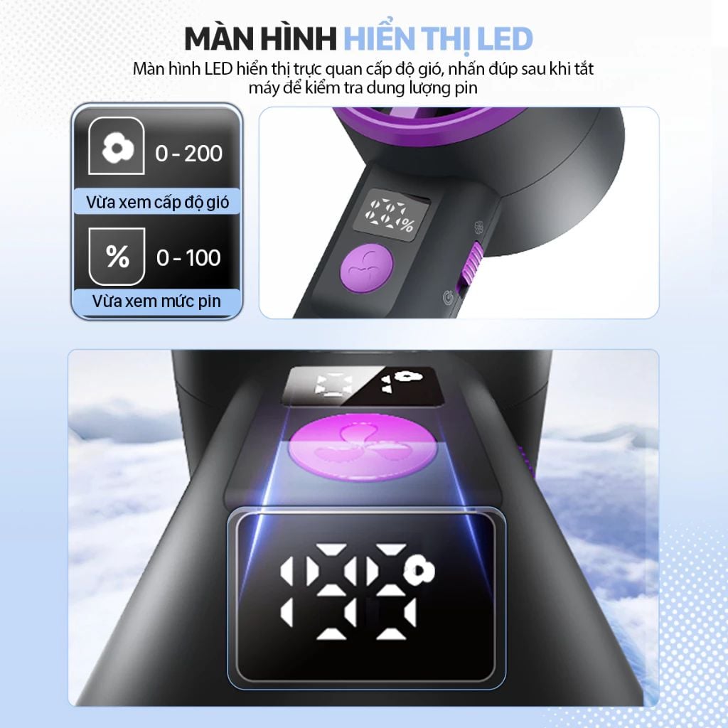 [C] ** Quạt cầm tay Robot RT-HF02