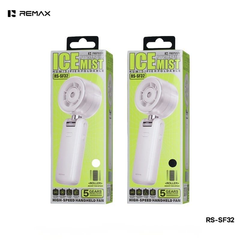 [C] ** Quạt cầm tay phun sương Remax SF32 4.000mAh