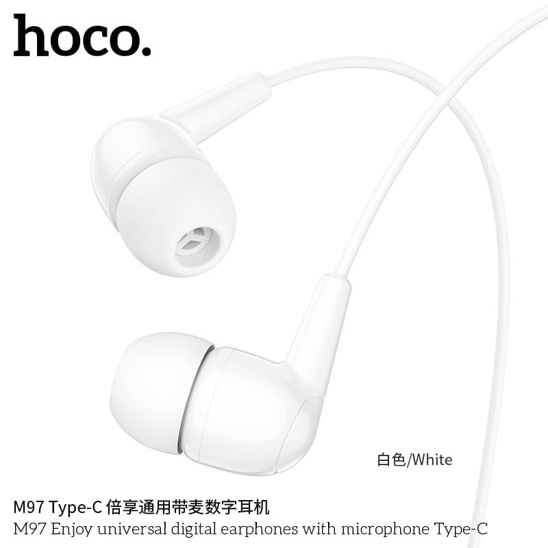 [C] Tai nghe dây Hoco M97 cổng C