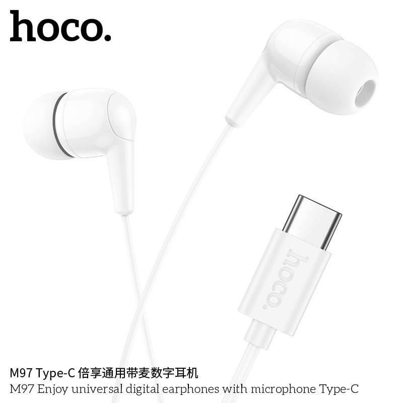 [C] Tai nghe dây Hoco M97 cổng C