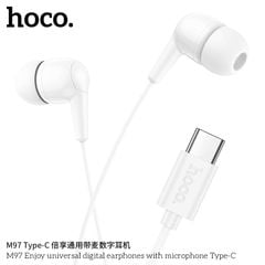 [C] Tai nghe dây Hoco M97 cổng C