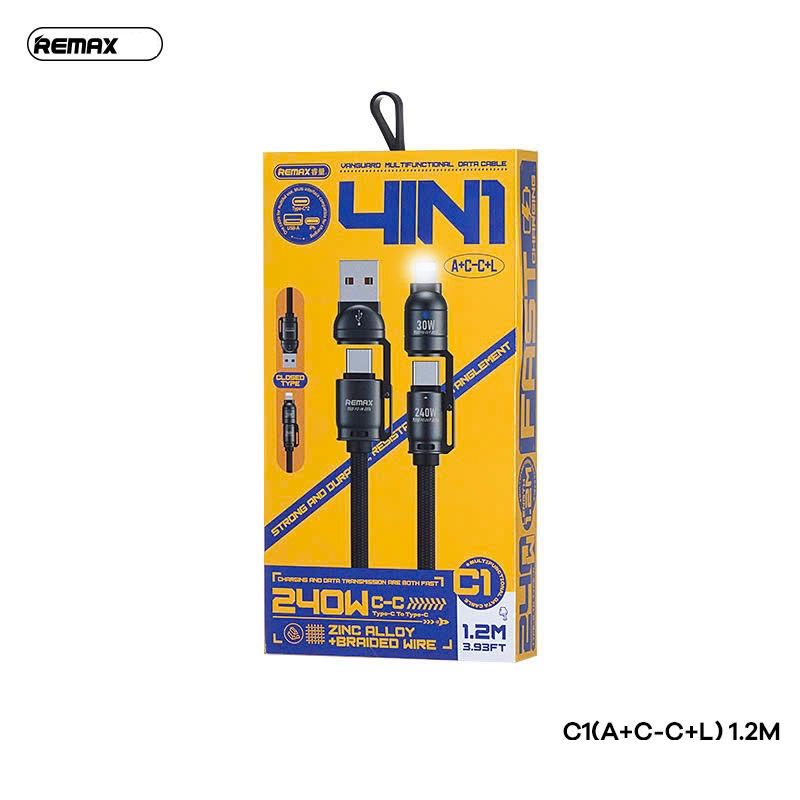 [C] Cáp 4 in 1 Remax RCC189 240W 1.2m