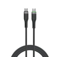 [C] Cáp Type C to Type C Wiwu Oring 60W 1m có đèn báo