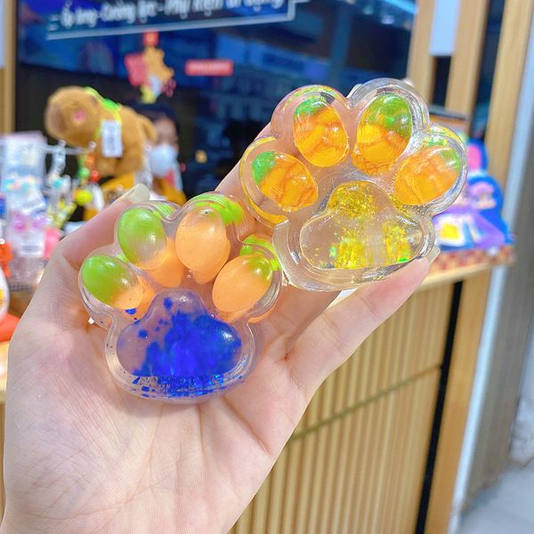** Đồ chơi Squishy chân mèo kim tuyến