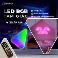 ** Bộ 6 đèn Led RGB tam giác có APP