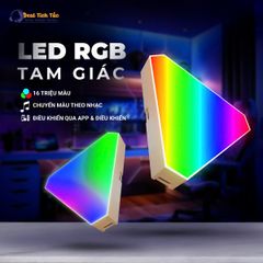 ** Bộ 6 đèn Led RGB tam giác có APP