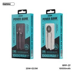 PDP Remax RPP37 10.000mAh 22.5W kèm cáp