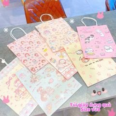 ** Túi giấy size lớn nhiều hình