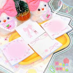 **Giấy note viền nơ