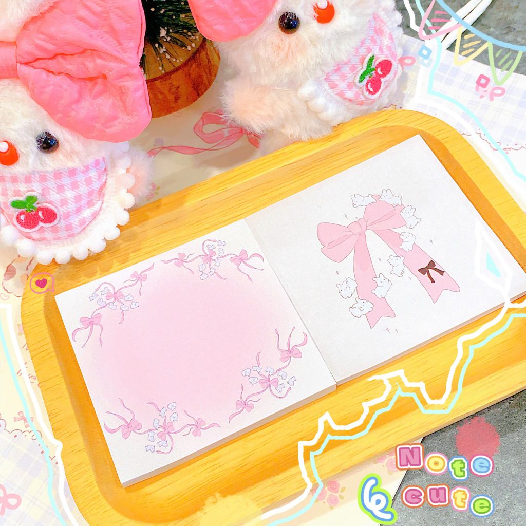 **Giấy note viền nơ