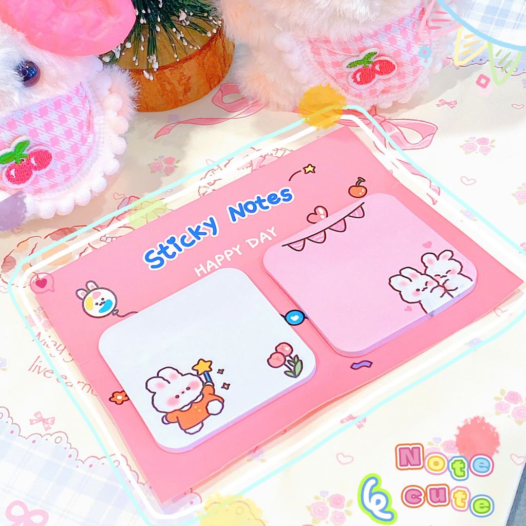 ** Giấy note đôi nhiều màu