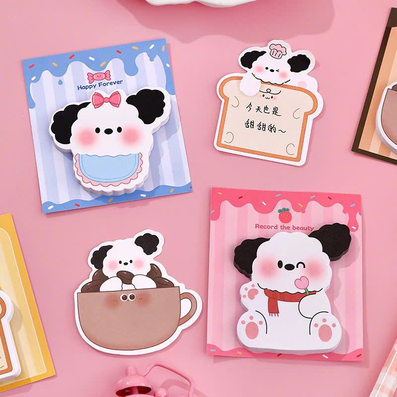 ** Giấy note hình cún tai đen