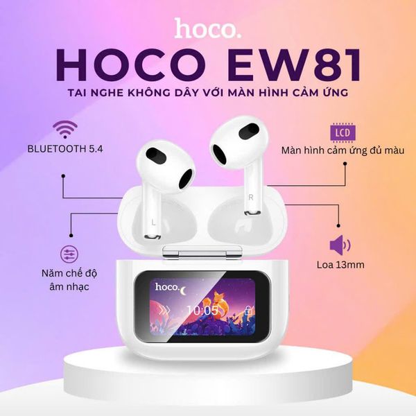 Tai nghe Bluetooth Hoco EW81 LCD