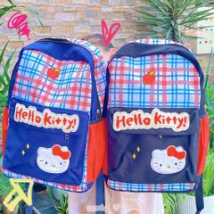 ** Balo Kitty kẻ ô