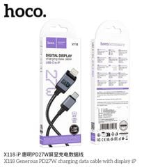 ** Cáp Type C to Lightning Hoco X118 1m