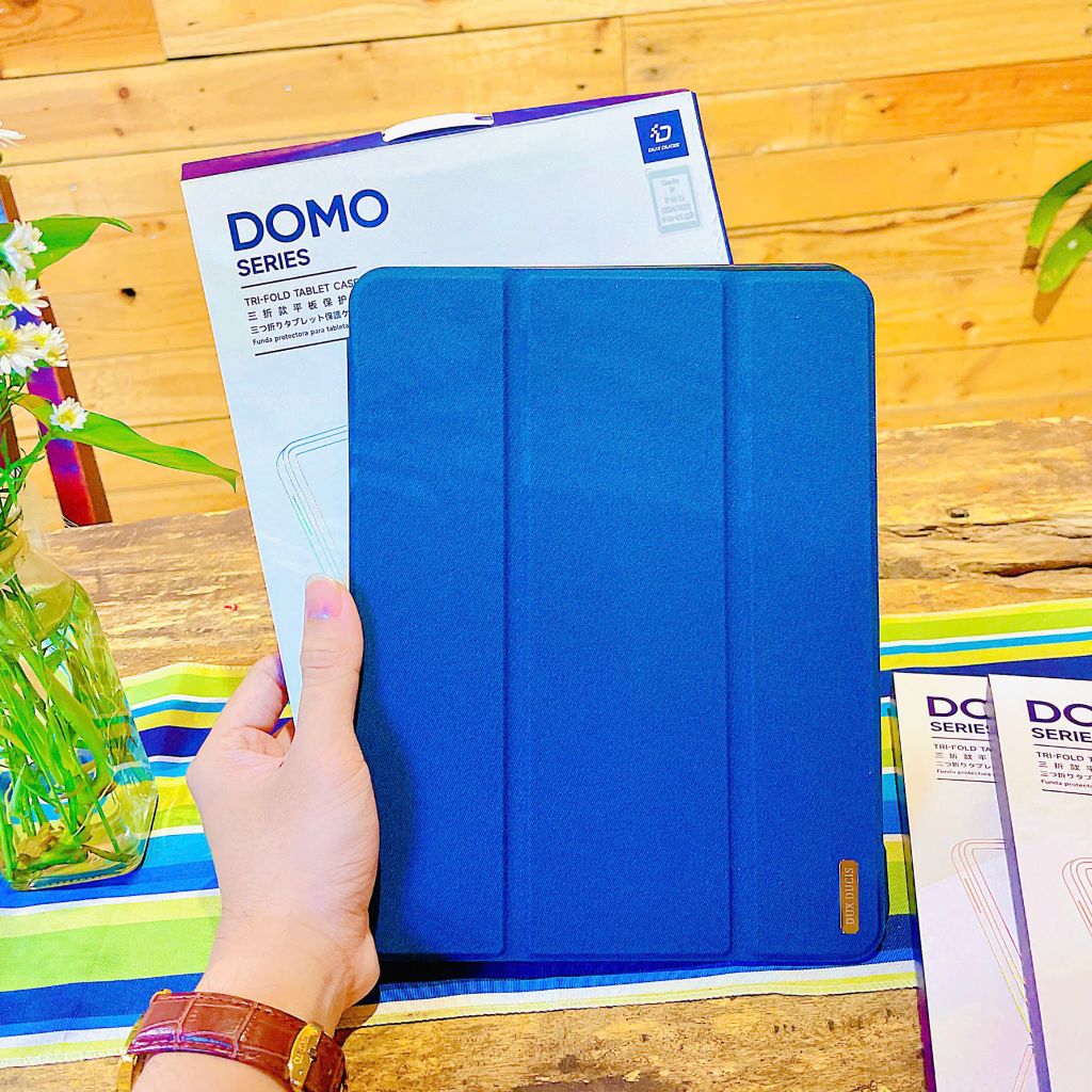 Bao da Ipad Air 4/5/6/7 Dux Ducis Domo vân vải